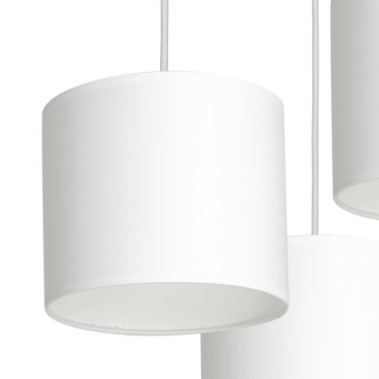 Candelabro suspenso ARDEN 3xE27/60W/230V branco