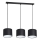 Candelabro suspenso ARDEN 3xE27/60W/230V preto/branco