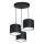 Candelabro suspenso ARDEN 3xE27/60W/230V preto/branco