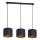 Candelabro suspenso ARDEN 3xE27/60W/230V roxo/dourado