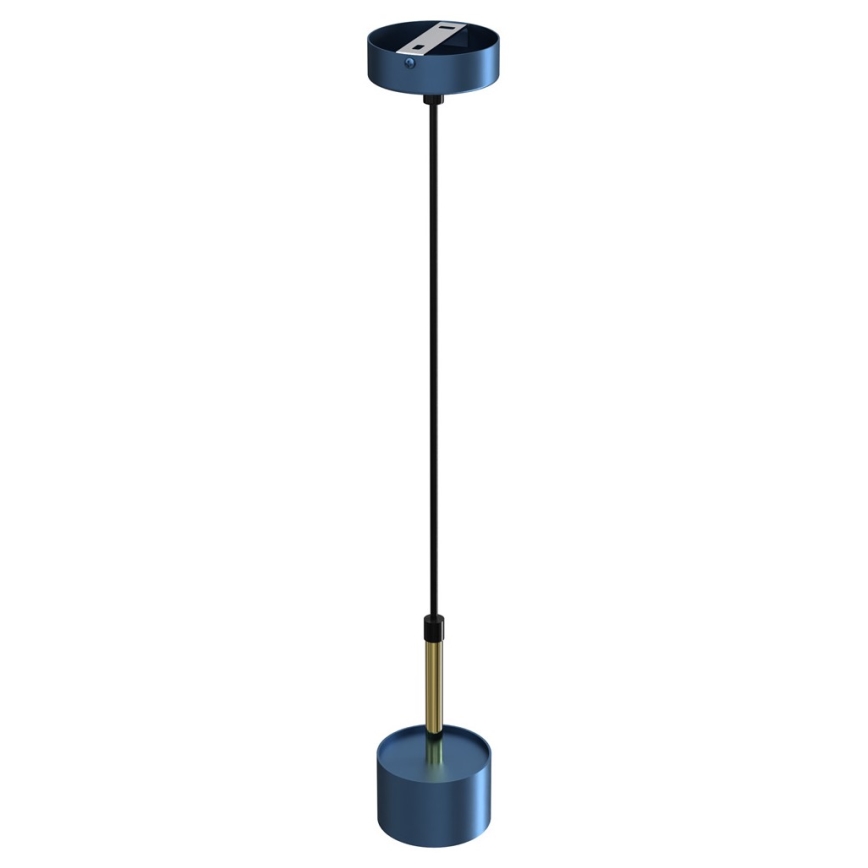 Candelabro suspenso ARENA 1xGX53/11W/230V azul/dourado