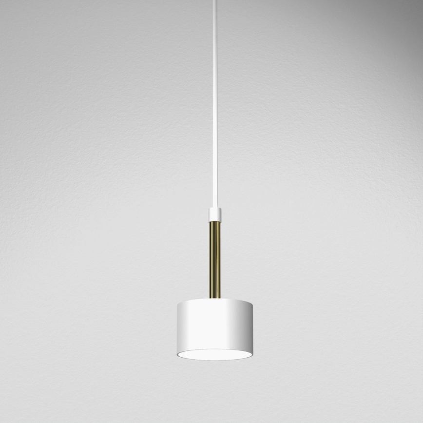 Candelabro suspenso ARENA 1xGX53/11W/230V branco/dourado