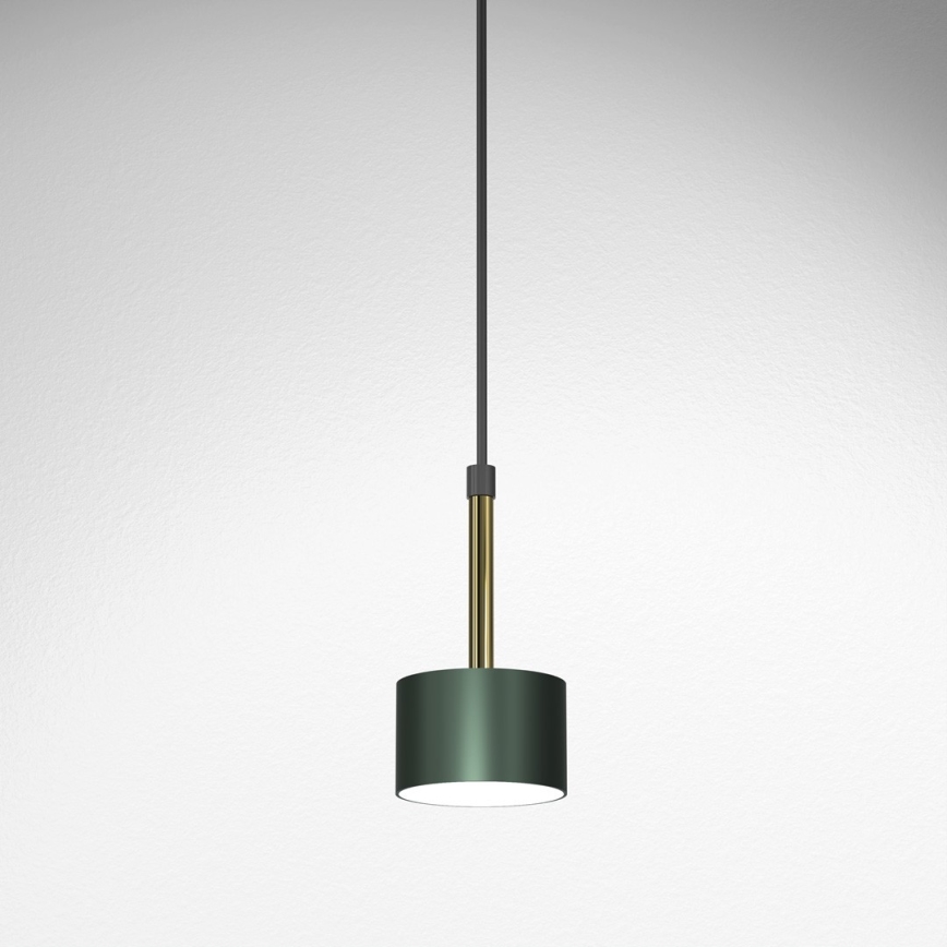 Candelabro suspenso ARENA 1xGX53/11W/230V verde/dourado