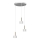 Candelabro suspenso ARENA 3xGX53/11W/230V branco/dourado