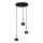 Candelabro suspenso ARENA 3xGX53/11W/230V preto/dourado