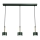 Candelabro suspenso ARENA 3xGX53/11W/230V verde/dourado