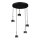 Candelabro suspenso ARENA 5xGX53/11W/230V preto/dourado