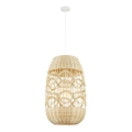 Candelabro suspenso ARONA 1xG9/9W/230V diâmetro 40 cm vime/bege