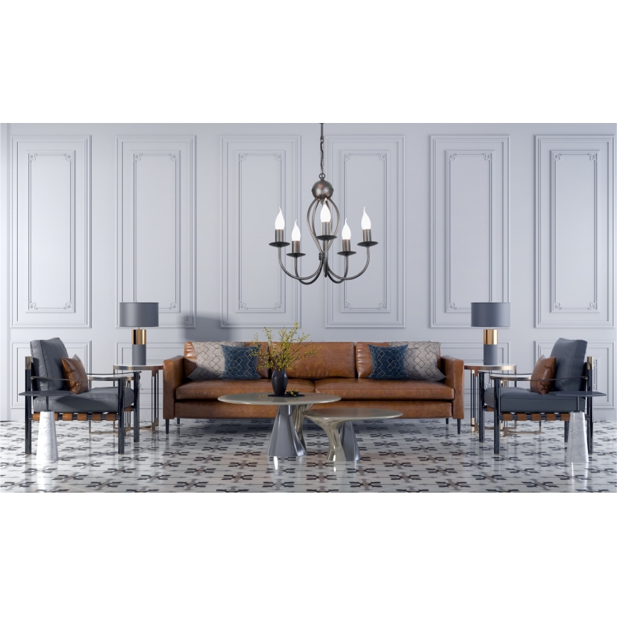 Candelabro suspenso ARTHUR 5xE14/40W/230V