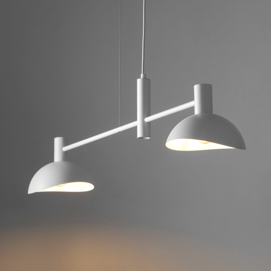 Candelabro suspenso ARTIS 2xE14/40W/230V branco