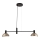 Candelabro suspenso ARTIS 2xE14/40W/230V preto/dourada
