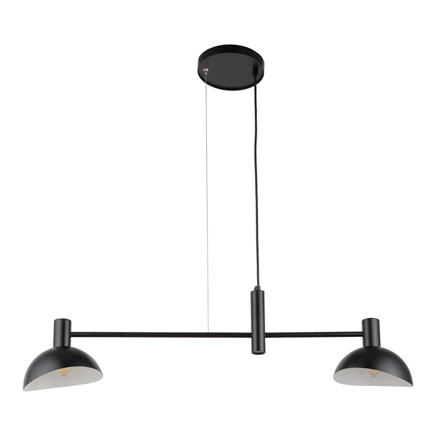 Candelabro suspenso ARTIS 2xE14/40W/230V preto