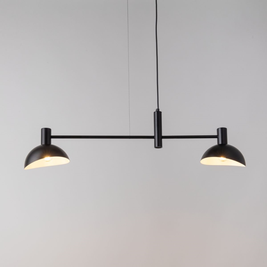 Candelabro suspenso ARTIS 2xE14/40W/230V preto