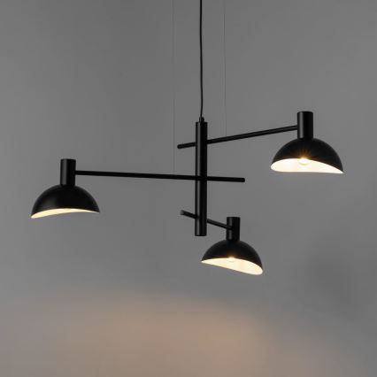Candelabro suspenso ARTIS 3xE14/40W/230V preto