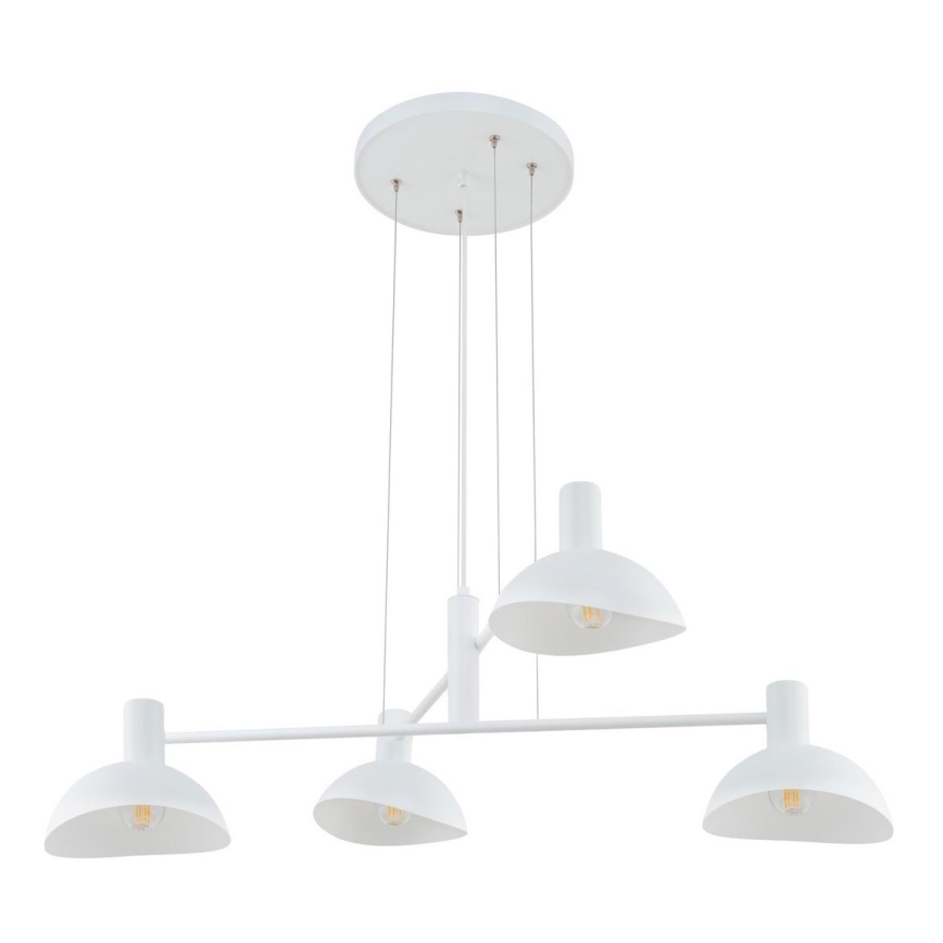 Candelabro suspenso ARTIS 4xE14/40W/230V branco