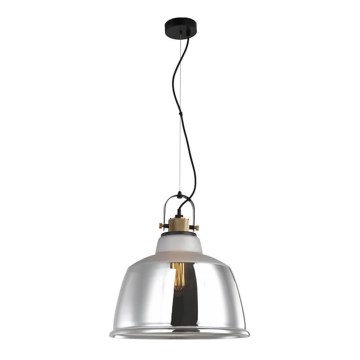 Candelabro suspenso ASGARD 1xE27/11W/230V prateado