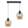 Candelabro suspenso ASPA 2xE27/40W/230V preto