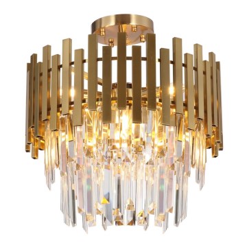 Candelabro suspenso ASPEN 6xE14/40W/230V dourada