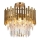 Candelabro suspenso ASPEN 6xE14/40W/230V dourada