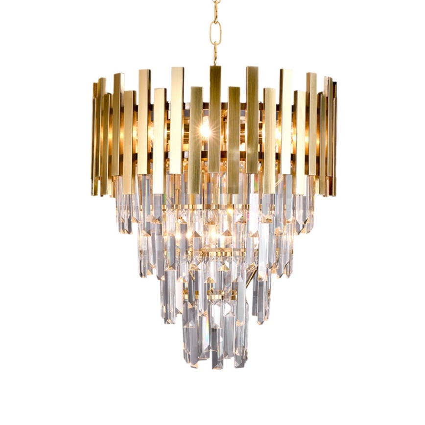 Candelabro suspenso ASPEN GOLD 9xE14/40W/230V