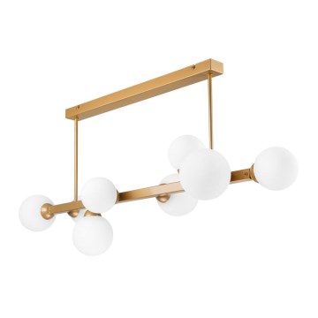 Candelabro suspenso ASTRO 8xG9/5W/230V dourado