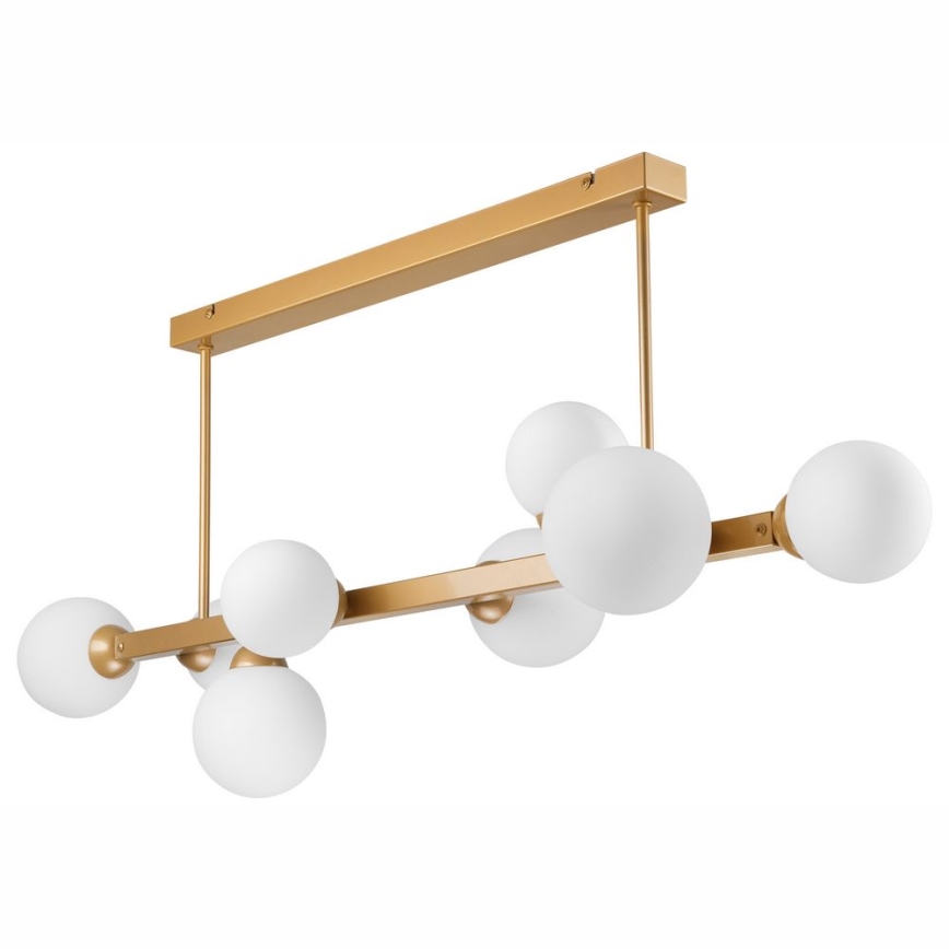 Candelabro suspenso ASTRO 8xG9/5W/230V dourado