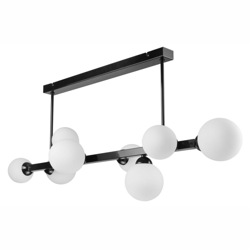 Candelabro suspenso ASTRO 8xG9/5W/230V preto