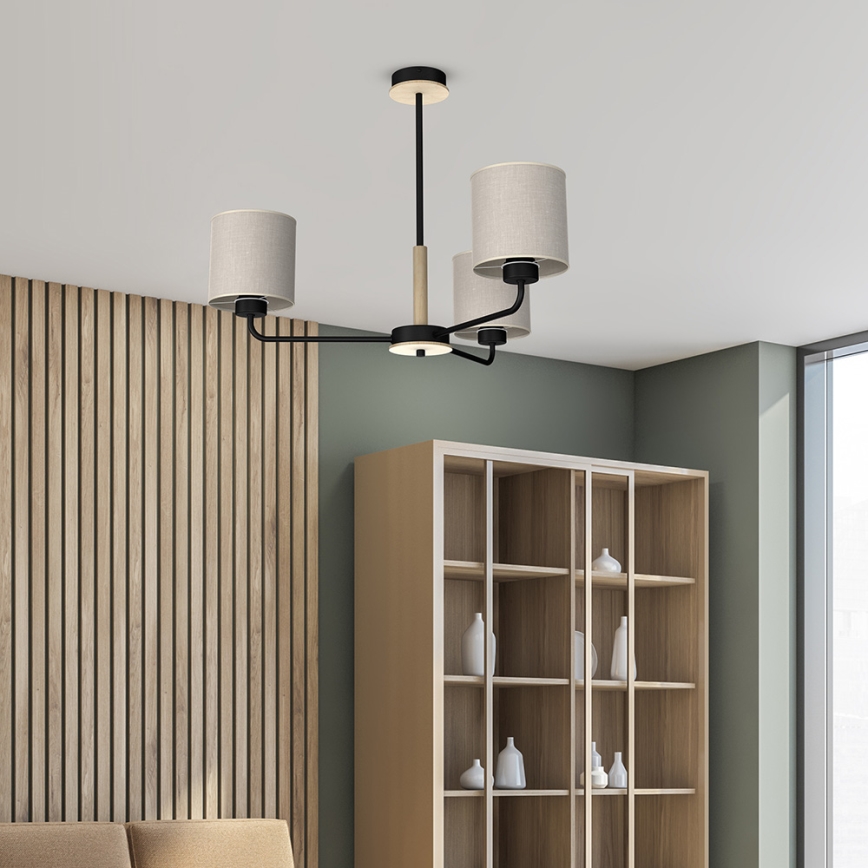 Candelabro suspenso ATLANTA 3xE27/60W/230V