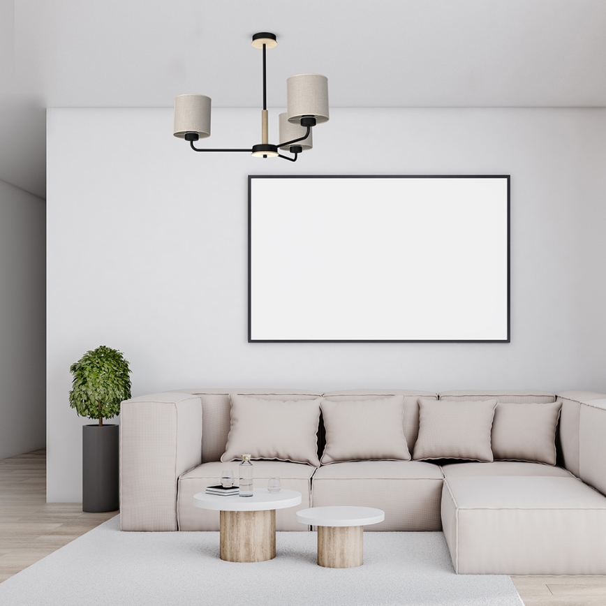 Candelabro suspenso ATLANTA 3xE27/60W/230V