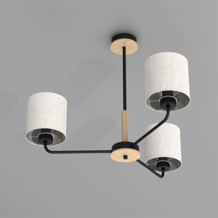 Candelabro suspenso ATLANTA 3xE27/60W/230V