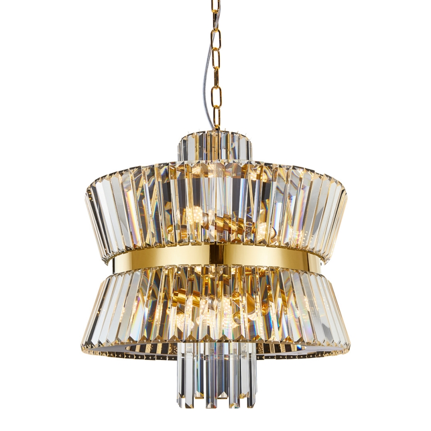 Candelabro suspenso AURELIA 12xE14/40W/230V dourada