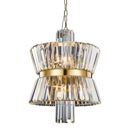 Candelabro suspenso AURELIA 8xE14/40W/230V dourada