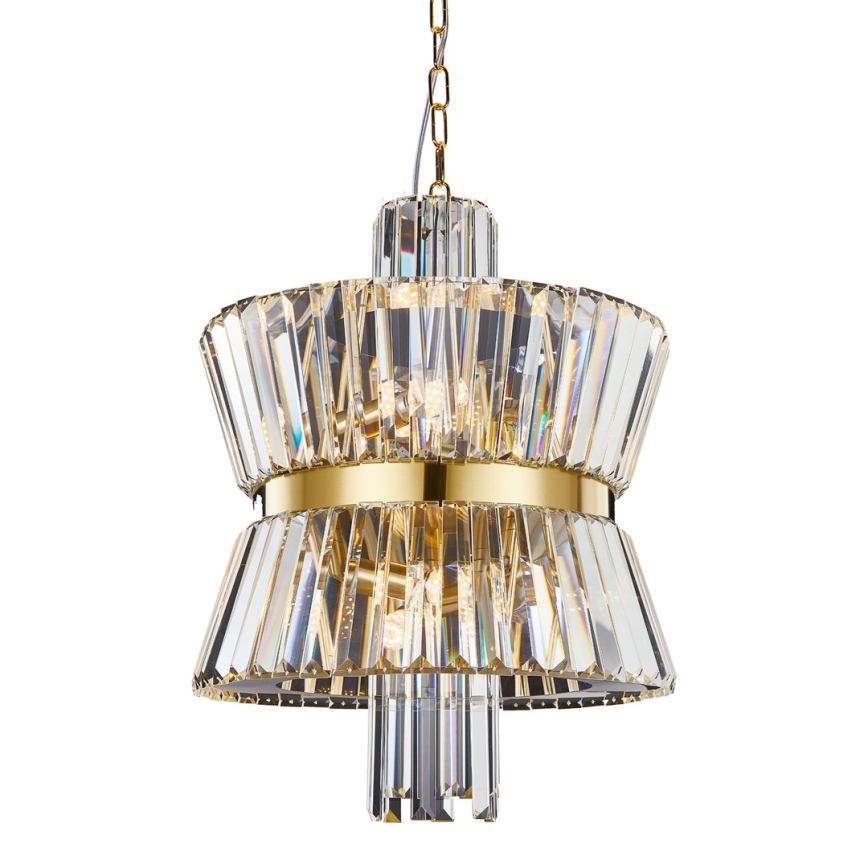 Candelabro suspenso AURELIA 8xE14/40W/230V dourada