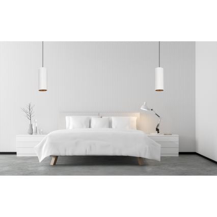 Candelabro suspenso AVALO 1xE27/60W/230V branco