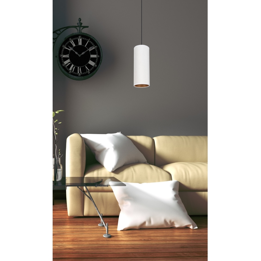Candelabro suspenso AVALO 1xE27/60W/230V branco