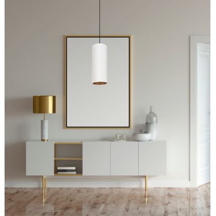 Candelabro suspenso AVALO 1xE27/60W/230V branco