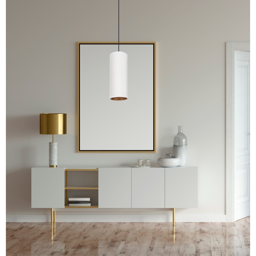Candelabro suspenso AVALO 1xE27/60W/230V branco