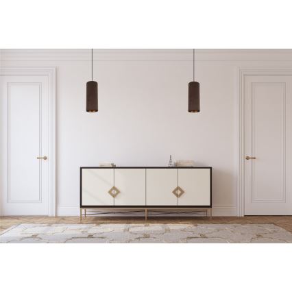 Candelabro suspenso AVALO 1xE27/60W/230V castanho