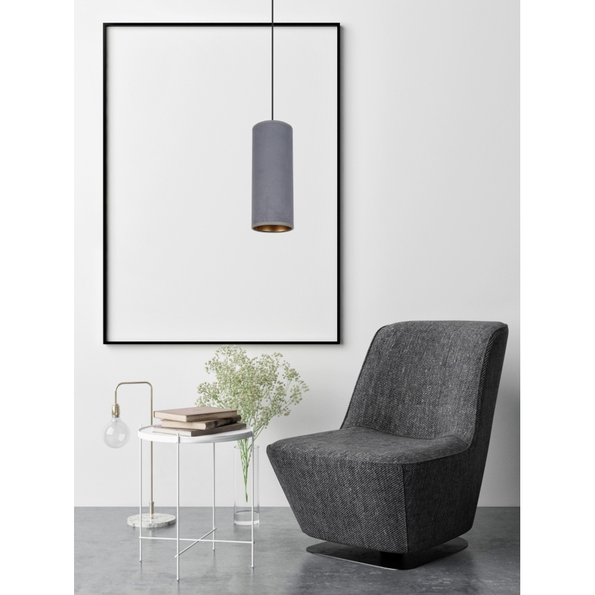 Candelabro suspenso AVALO 1xE27/60W/230V cinzento