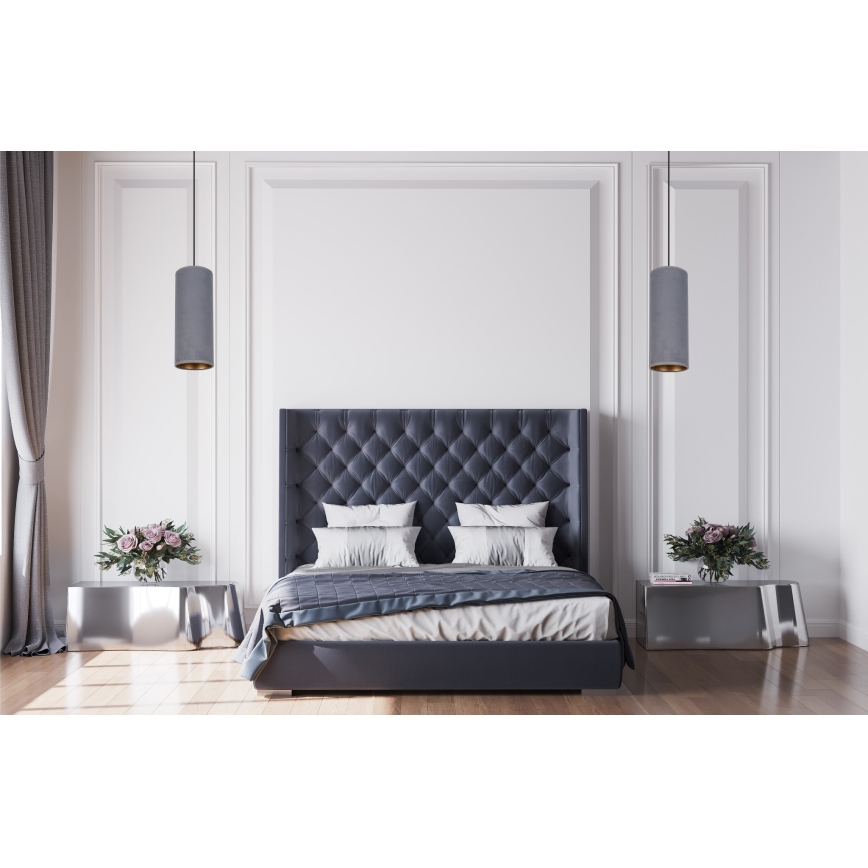 Candelabro suspenso AVALO 1xE27/60W/230V cinzento