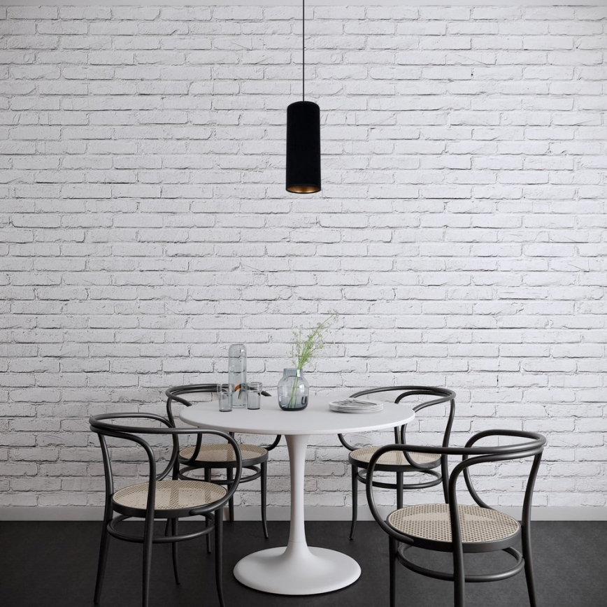 Candelabro suspenso AVALO 1xE27/60W/230V preto