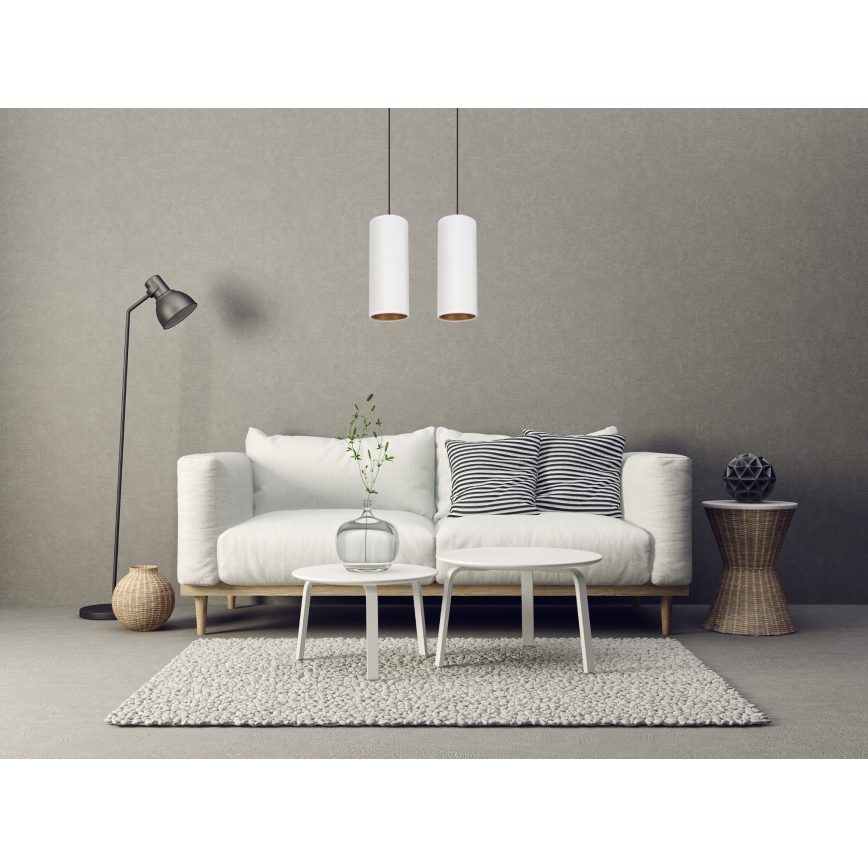 Candelabro suspenso AVALO 2xE27/60W/230V branco