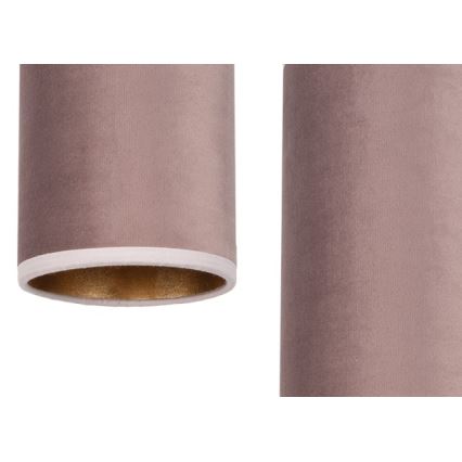 Candelabro suspenso AVALO 2xE27/60W/230V diâmetro 20 cm rosa