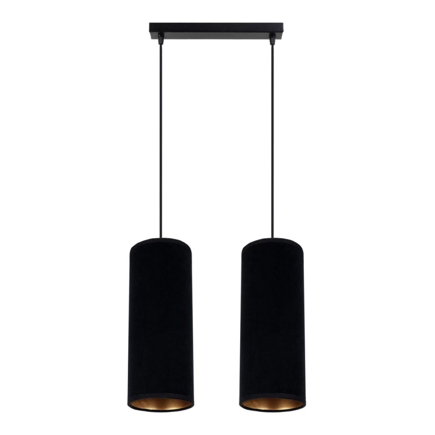 Candelabro suspenso AVALO 2xE27/60W/230V preto
