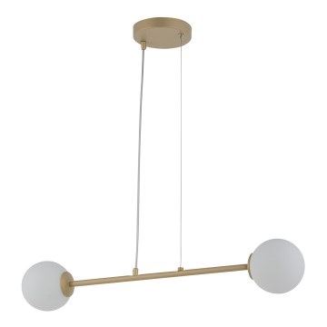 Candelabro suspenso BALANS 2xG9/12W/230V dourada