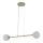 Candelabro suspenso BALANS 2xG9/12W/230V dourada