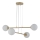 Candelabro suspenso BALANS 4xG9/12W/230V dourada