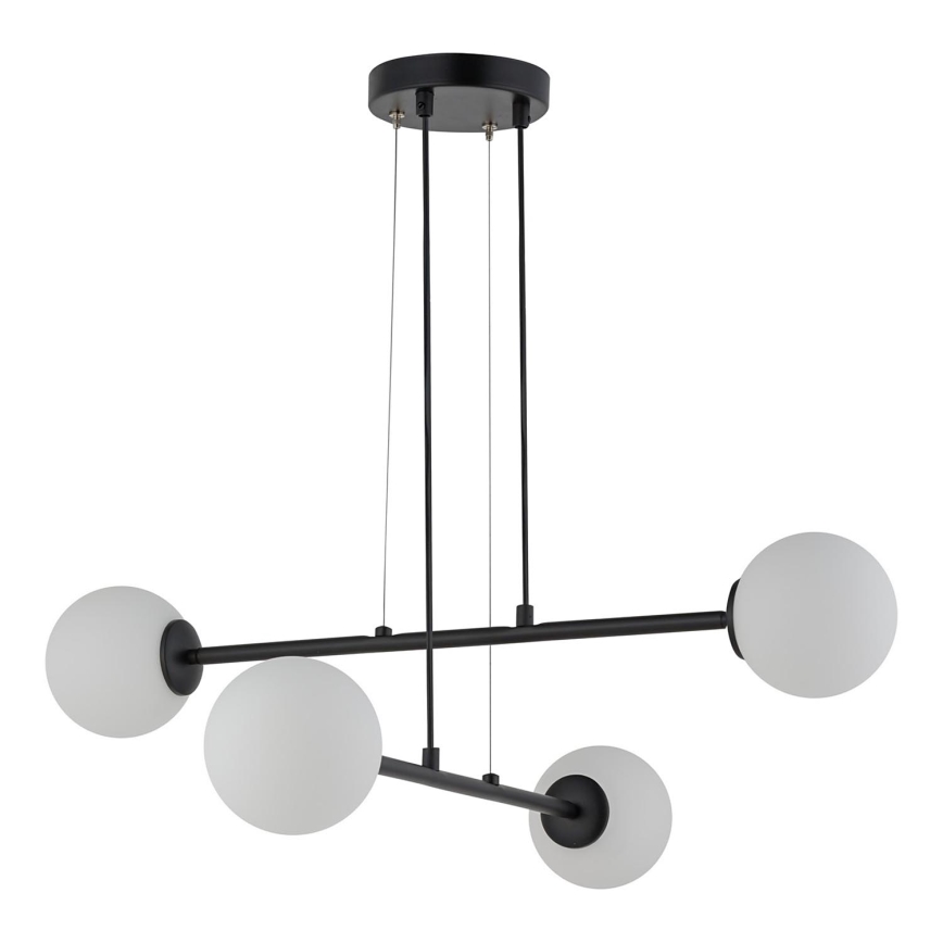 Candelabro suspenso BALANS 4xG9/12W/230V preto