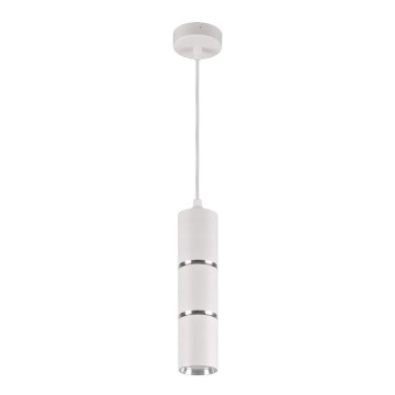 Candelabro suspenso BAMBOO 1xGU10/10W/230V branco