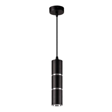 Candelabro suspenso BAMBOO 1xGU10/10W/230V preto